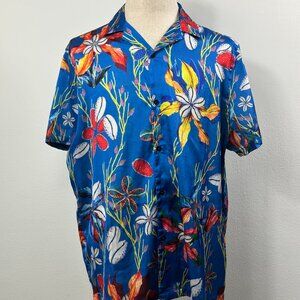 ASOS Vibrant Floral Revere Shirt | Men's Large